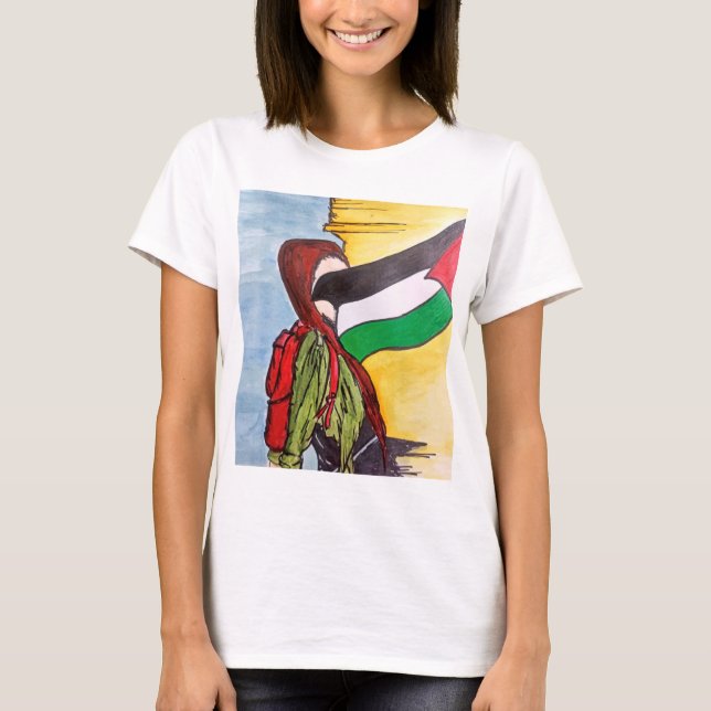 Mariam Afifi Palestina T Shirt (Framsida)