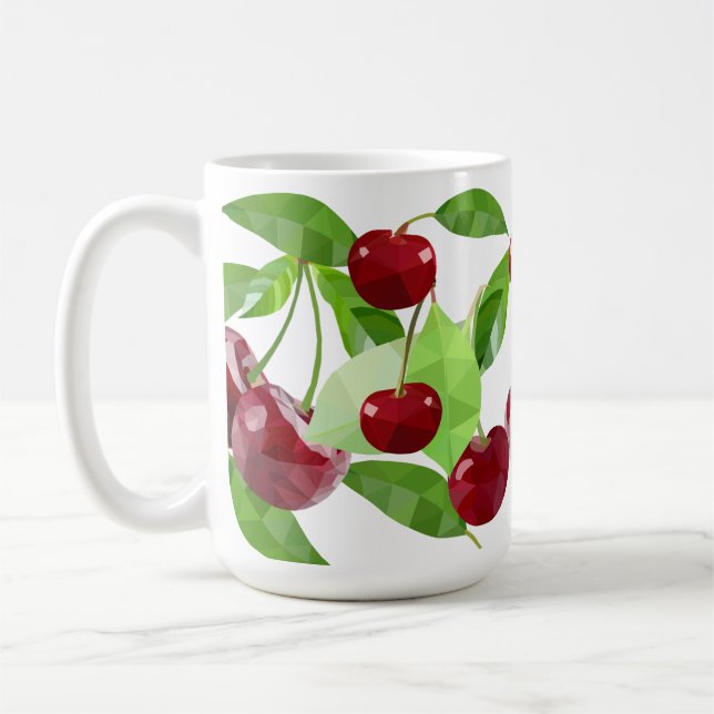 Marian Cherry Geometrisk Kaffemugg (Vänster)