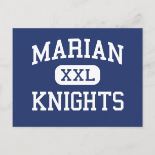 Marian - Knight - High School - Mishawaka Indiana Vykort