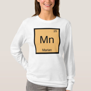 Marian Namn Kemiskt Element Periodiska Systemet Tröja