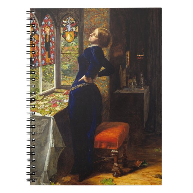 Mariana i Moated Grange John Everett Millais Anteckningsbok (Framsidan)