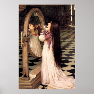 MARiANA iN ThE SoUTH, av John William Waterhouse Poster
