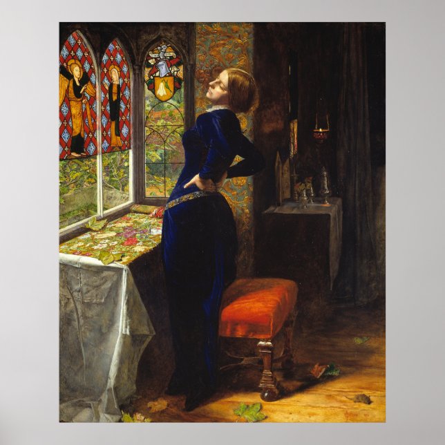 Mariana - John Everett Millais Poster (Framsidan)