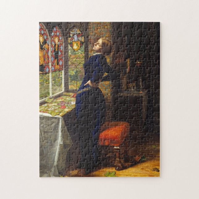 Mariana - John Everett Millais Pussel (Vertikal)