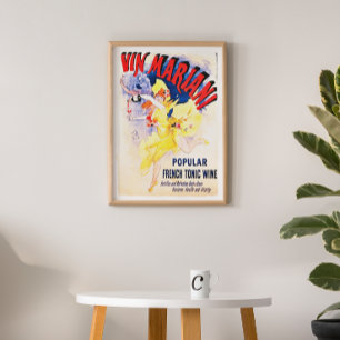 "Mariani Vin" Vintage Fransk Art-deco Ad. Poster