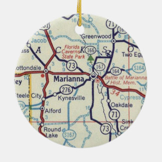 Marianna Florida Vintage Karta Julgransprydnad Keramik