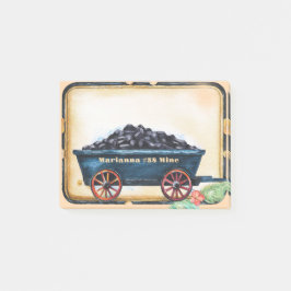 Marianna Pa Coal Miner Note Pad Post-it Block