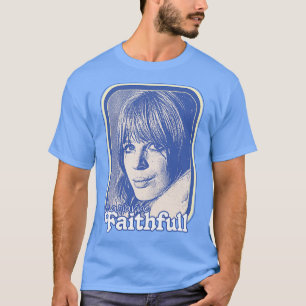 Marianne Faithfull Retro 60s Aesthetic Design T Shirt