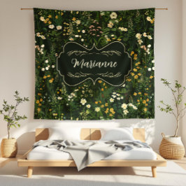 Marianne Mörk Daisy Blommigt Fleecefilt