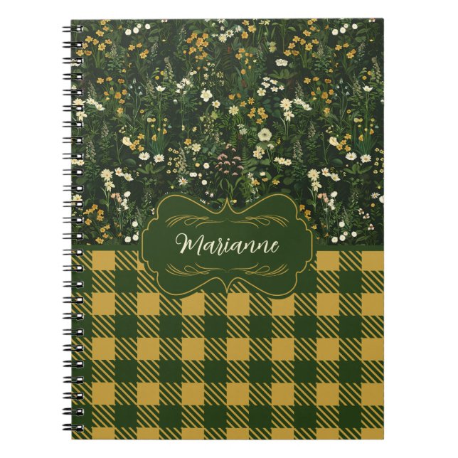 Marianne Mörk Daisy Blommigt Play Anteckningsbok (Framsidan)