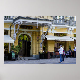 Mariánské Lázně, Tjeckien - Elegant Hotel Poster