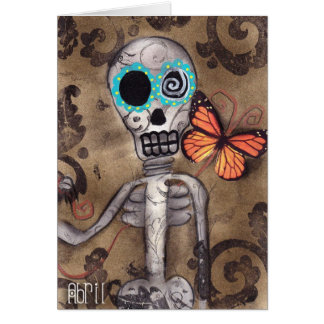 Marias fjäril hälsningskort