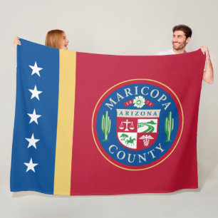 Maricopa Countys (Arizona) flagga Fleecefilt