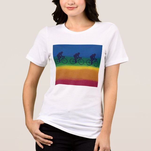 Maridee Bonadea cykel pride design t-shirt (Framsida)