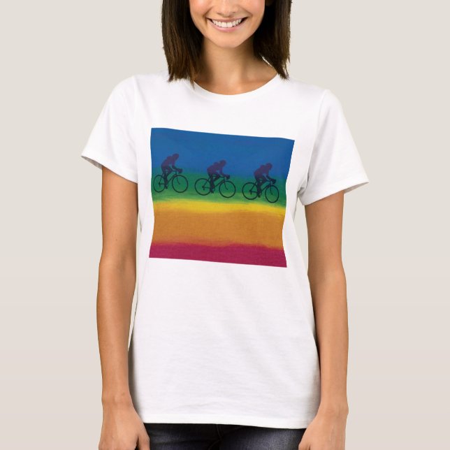 Maridee Bonadea cykel stolthet design t-shirt (Framsida)
