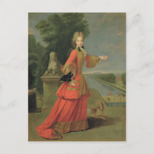 Marie-Adelaide de Savoie i jaktklänning Vykort
