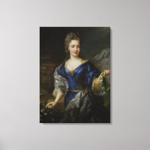 Marie-Anne de Bourbon Princess av Conti Canvastryck