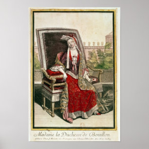 Marie-Anne Mancini hertiginna av buljong Poster