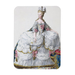 Marie Antoinette (1752-93) från 'Receuil des Esta Magnet