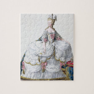 Marie Antoinette (1752-93) från 'Receuil des Esta Pussel