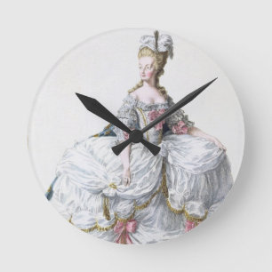 Marie Antoinette (1752-93) från 'Receuil des Esta Rund Klocka