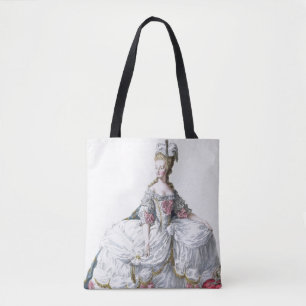 Marie Antoinette (1752-93) från 'Receuil des Esta Tygkasse