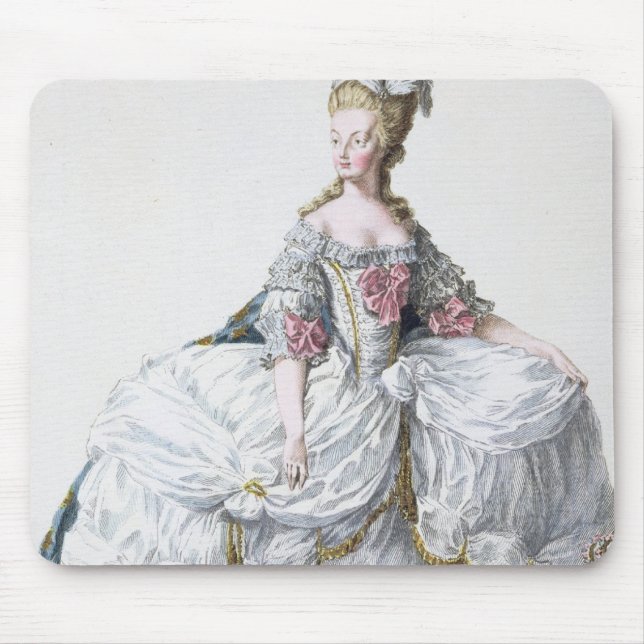 Marie Antoinette (1752-93) från 'Receuil des Estam Musmatta (Framsidan)