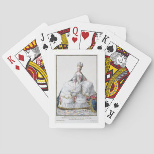Marie Antoinette (1752-93) från 'Receuil des Estam Spel Kort