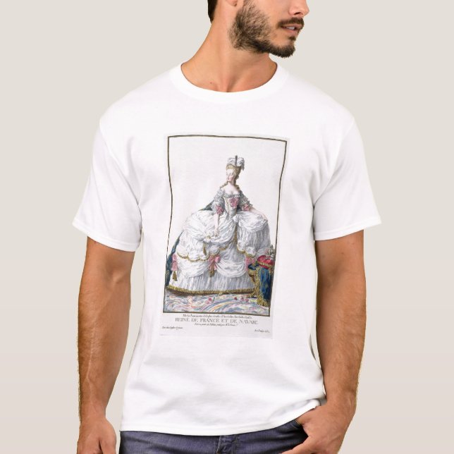 Marie Antoinette (1752-93) från 'Receuil des Estam Tee Shirt (Framsida)