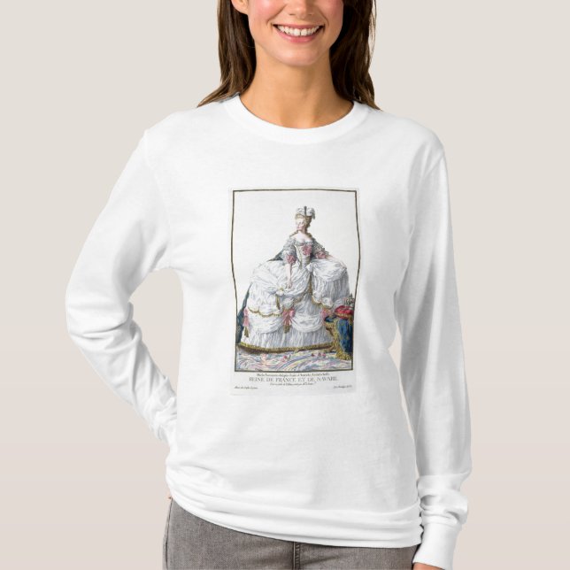 Marie Antoinette (1752-93) från 'Receuil des Estam Tee Shirt (Framsida)