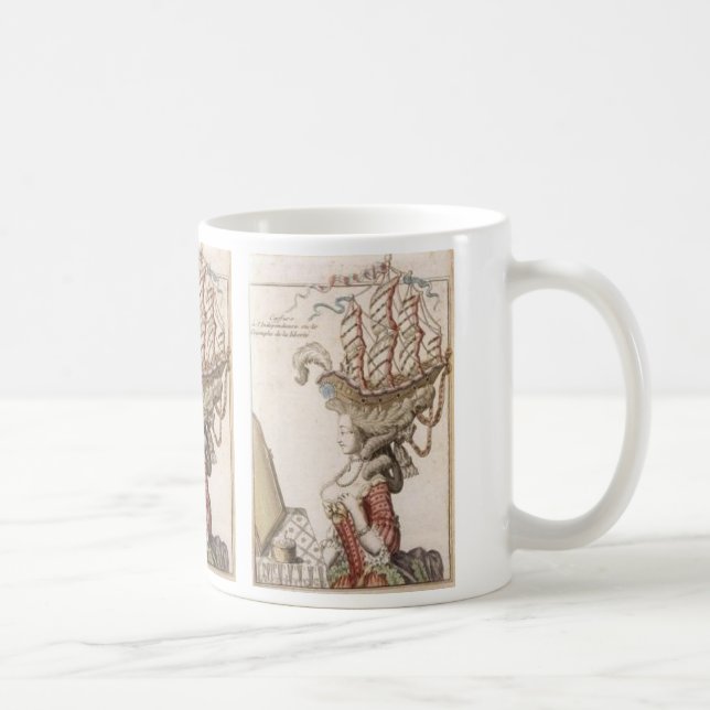 MARIE ANTOINETTE A LA COIFFURE BATEAU KAFFEMUGG (Höger)