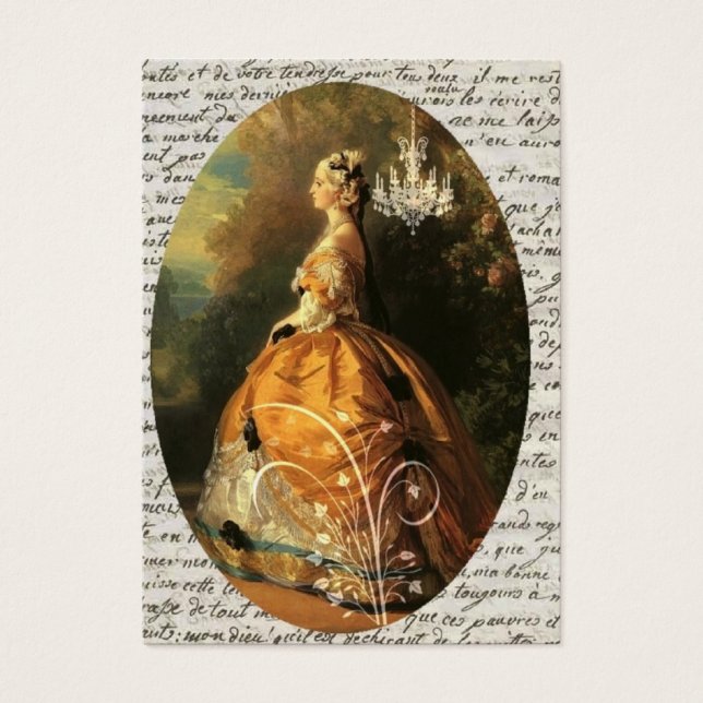 Marie Antoinette ACEO Visitkort (Framsidan)