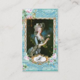 Marie Antoinette-Affärskorten Visitkort