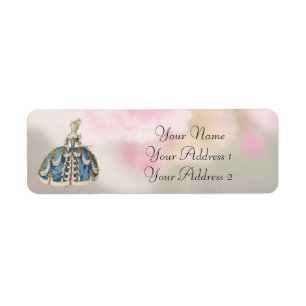 Marie Antoinette Anpassningsbar Adressetiketters Returadress Etikett