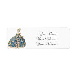 Marie Antoinette Anpassningsbar Adressetiketters Returadress Etikett
