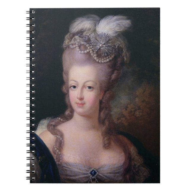 Marie Antoinette anteckningsbok Med Spiral (Framsidan)