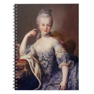 Marie Antoinette Anteckningsbok Med Spiral