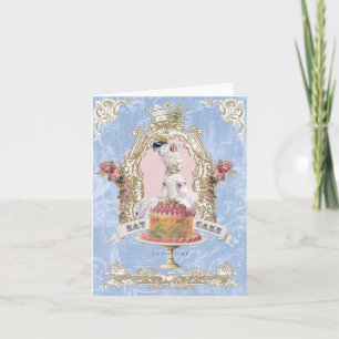 Marie Antoinette-Äter tårta… notecard Kort