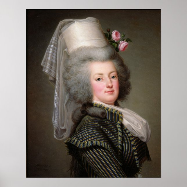 Marie-Antoinette av Habsbourg-Lorraine Poster (Framsidan)