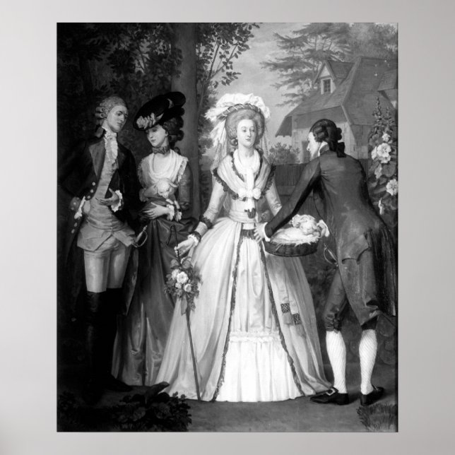 Marie-Antoinette av Habsbourg-Lorraine Poster (Framsidan)