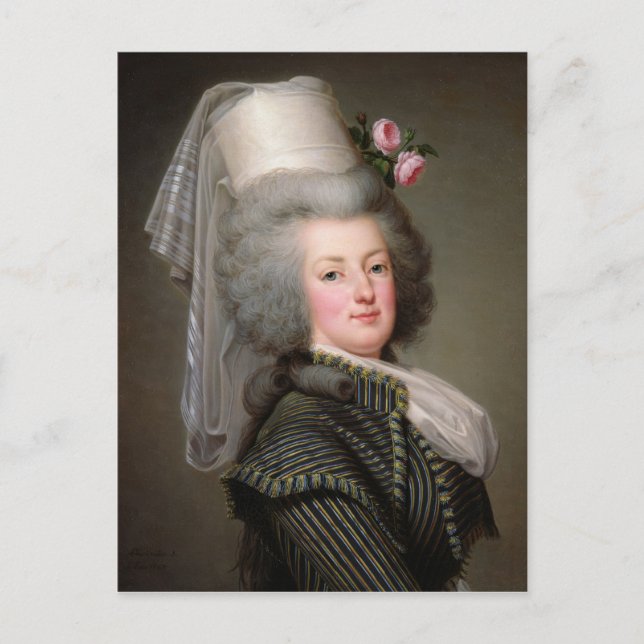 Marie-Antoinette av Habsbourg-Lorraine Vykort (Framsida)