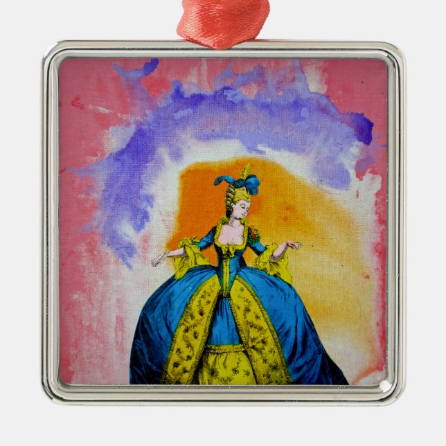 Marie Antoinette av Michael Moffa Julgransprydnad Metall (Framsidan)