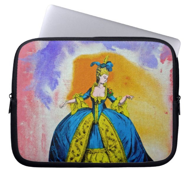 Marie Antoinette av Michael Moffa Laptop Sleeve (Framsidan)
