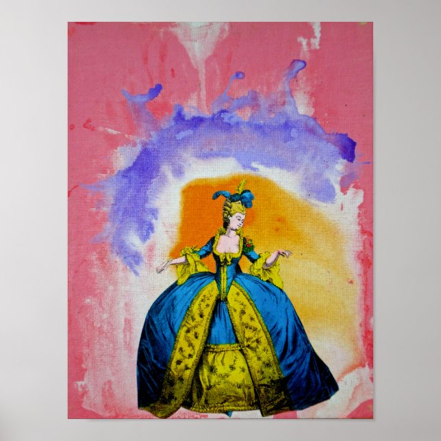 Marie Antoinette av Michael Moffa Poster (Framsidan)