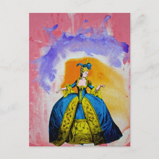 Marie Antoinette av Michael Moffa Vykort (Framsida)