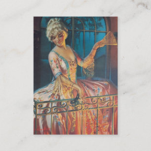 Marie Antoinette Balcony-målning Visitkort