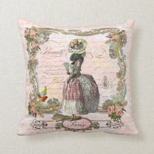 Marie Antoinette Black Pudel Pillow Kudde