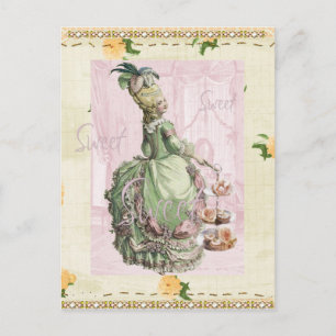 marie antoinette blankvykort vykort