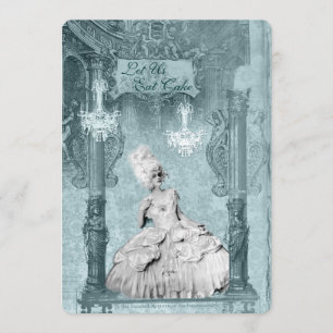 Marie Antoinette Bleu låter oss bjuda in kummel Inbjudningar