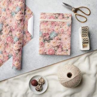 Marie Antoinette Blommigt Presentpapper